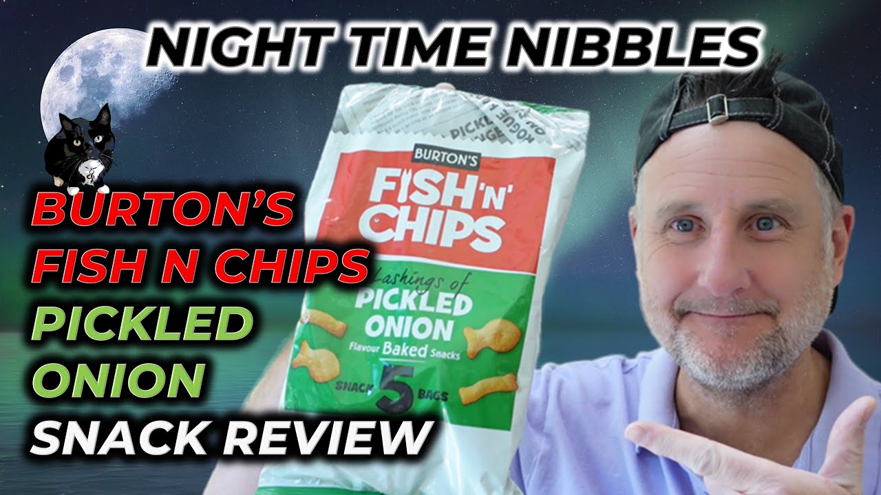 Flavour HEAVEN Burton's Fish n Chips Pickled Onion FOOD REVIEW YouTube