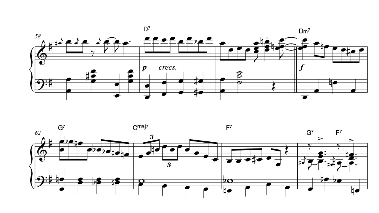 sunglow swing (jazz piano 5) YouTube