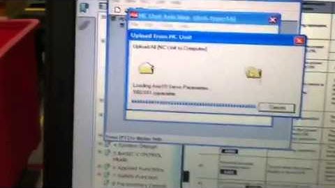 Uploading parameters for omron R88D Servo Drives