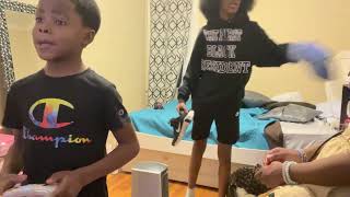 Hickey prank ￼ go ￼wrong on sister and brother
