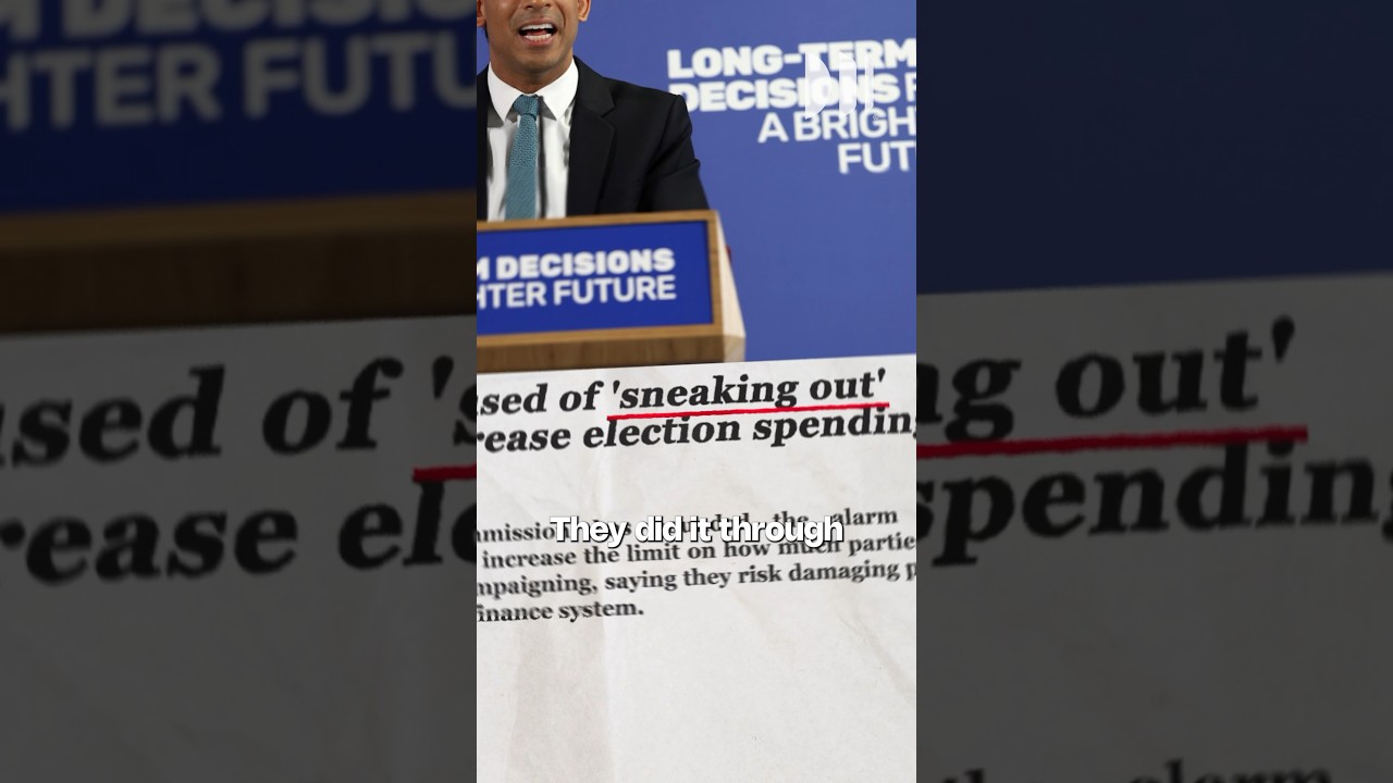 Is UK Democracy at Risk? Tories' Controversial Election Spending Plan Exposed! #news #politics #fyp