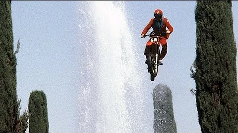 gary wells attempts caesars palace fountain jump, ...