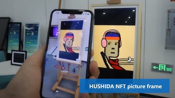 21.5" 32" 43" 49" 55" digital nft frame-nft picture frame-nft display frame-HUSHIDA