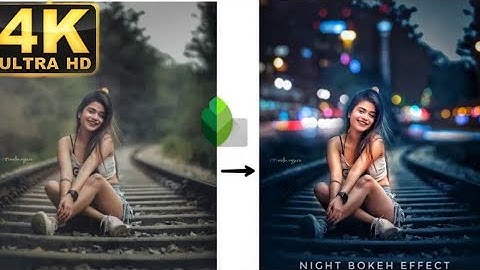 Snapseed Photo Editing Night Bokeh Effect 🔥|| snapseed Night Bokeh Photo Editing