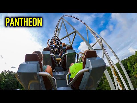 PANTHEON, Multi-Launch Intamin at Busch Gardens Williamsburg, Wide Angle POV
