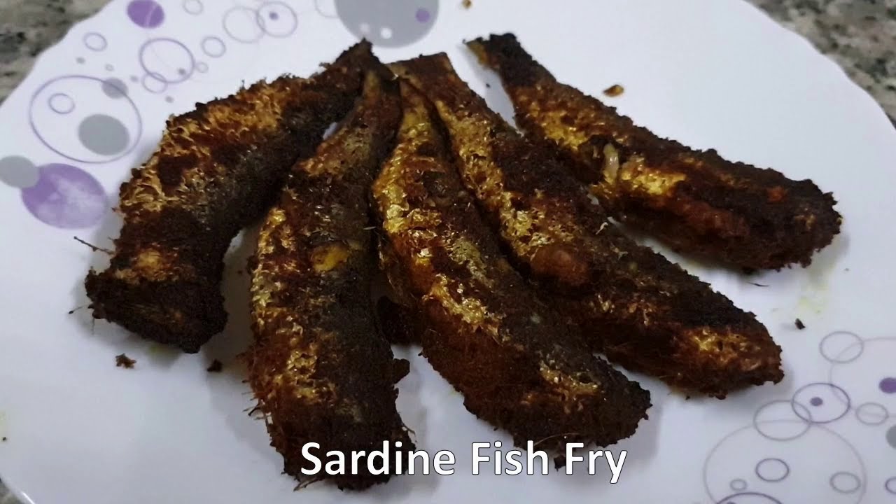 Sardines Fish Fry Healthy Fish fry machhali fry kateri fry YouTube