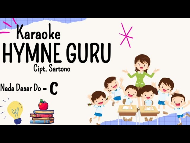 HYMNE GURU Cipt. Sartono || Karaoke Version class=