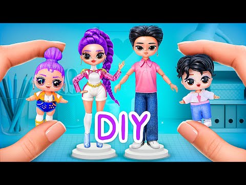 デーモンハンターズにインスパイアされたK-POPスタイルドールのDIY! 8つの クラフト