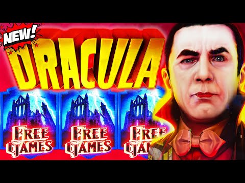 NEW Dracula Slot! First Attempt Double Up! Wheel Spins and Free Games at the Palms Casino in Vegas!