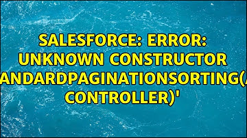 Error: Unknown constructor...