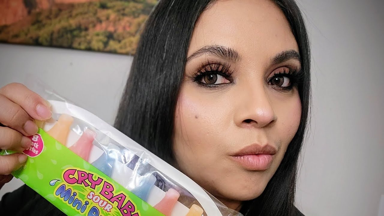 Probando dulces agrios de cera 🕯️#sourcandy #wax #fyp #candy #dulces #mexico #usa #agrio 