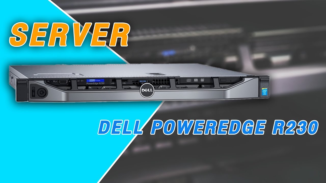 งานติดตั้ง Dell PowerEdge R230 [1U Rack Server] รองรับงานระบบบัญชี และ File Sharing ในบริษัท