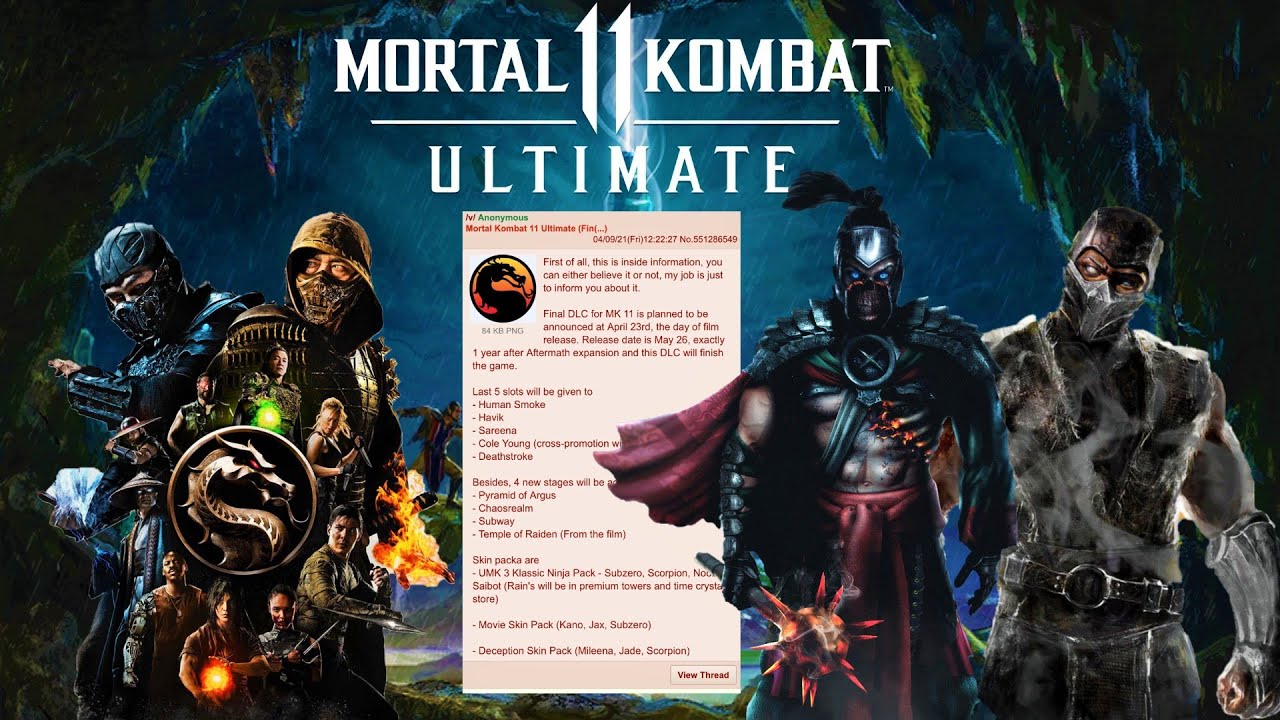 Mortal Kombat 11 Ultimate announced