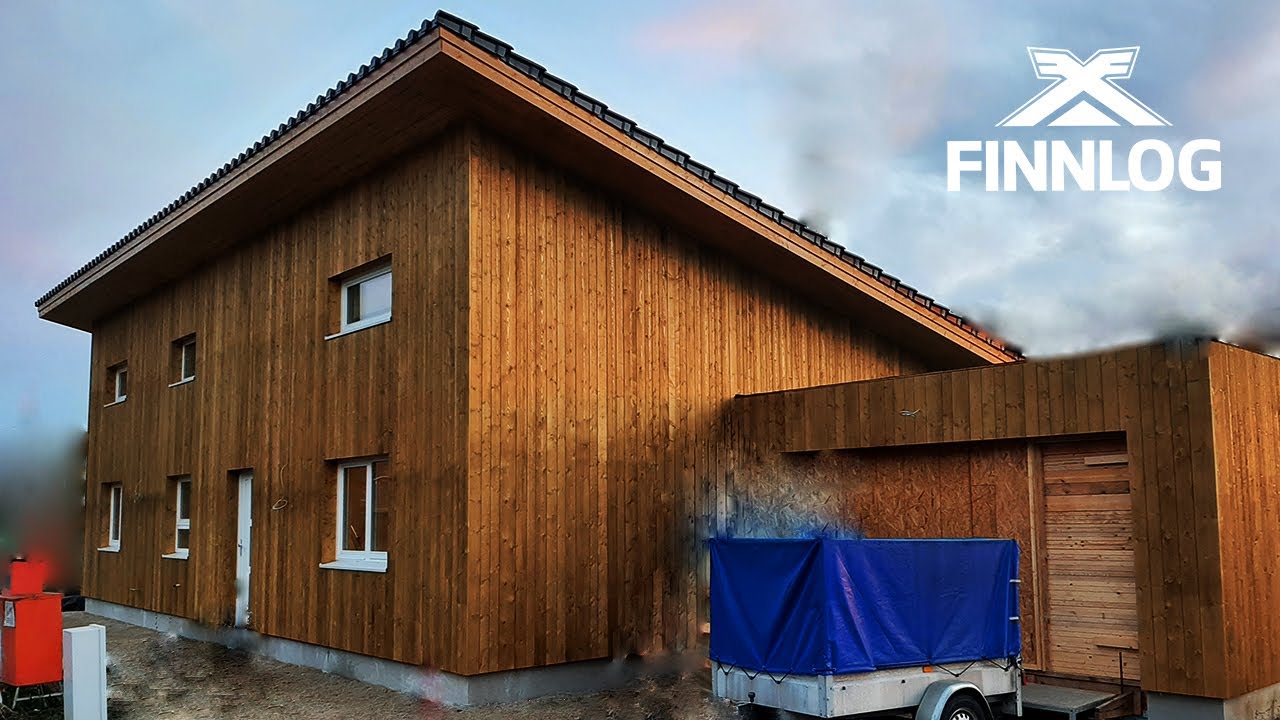 Finnlog CLT Holzhaus KFW 40 Plus
