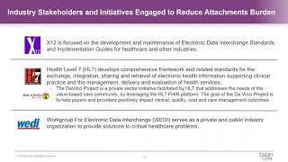 Attachments Webinar Series: Delivering Value through Electronic Healthcare Attachments