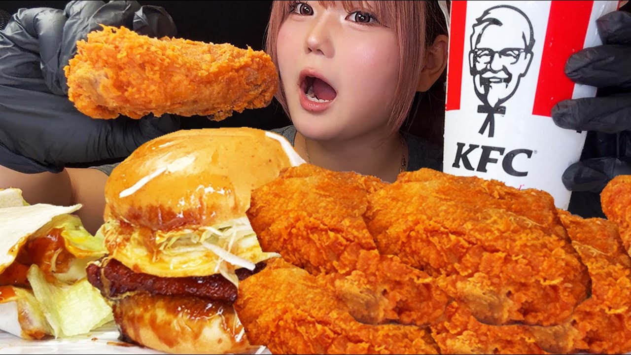ASMR　ケンタッキー🍗KFC🍗【咀嚼音/ モッパン/Mukbang/ Eating Sounds】