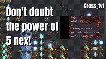 [Cross_tv1] Team doubting my hold. Can we prove him wrong? | Starcraft Fastest Map Protoss