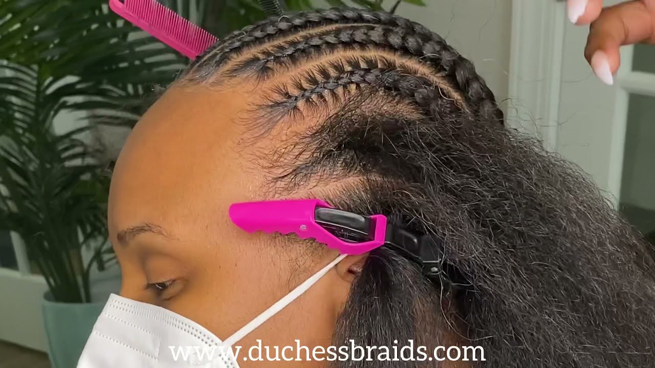 How To: Straight Back Stitch Feed-in Braids