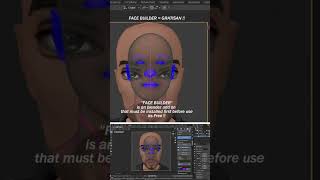 build face in blender #belajarblender #3dblender