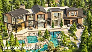 Luxury Modern Overwater Home | Sims 4 Speed Build & Tour | NO CC