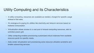 Long Summary | Cloud Computing - Overview (contd..)