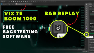 Free Synthetic (Deriv) Indices Backtesting Software with BAR REPLAY💥 (CHEAT CODE)