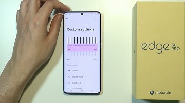 How to Use Sound Equalizer on Motorola Edge 50 Pro - Dolby Atmos Settings