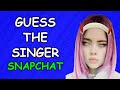 Guess the Singer's Snapchat Filters Quiz