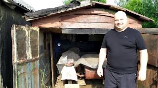 Praeities Pėdsakais. I Dalis. Motociklas Emka Imz M 63, 1970, Prastovėjęs Daug Metų Garaže.