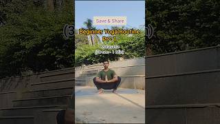 Beginner Yoga Routine 🔥 #shorts #yoga #yoglovelesh05 #beginneryoga #yogaforbeginners