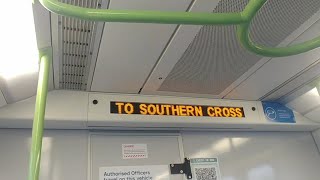 Southern Cross Service Metro Announcements (X'Trapolis)