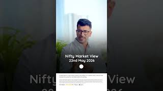 May 22 | Market Outlook 📊Nifty is near crucial levels heading into Friday’s session.