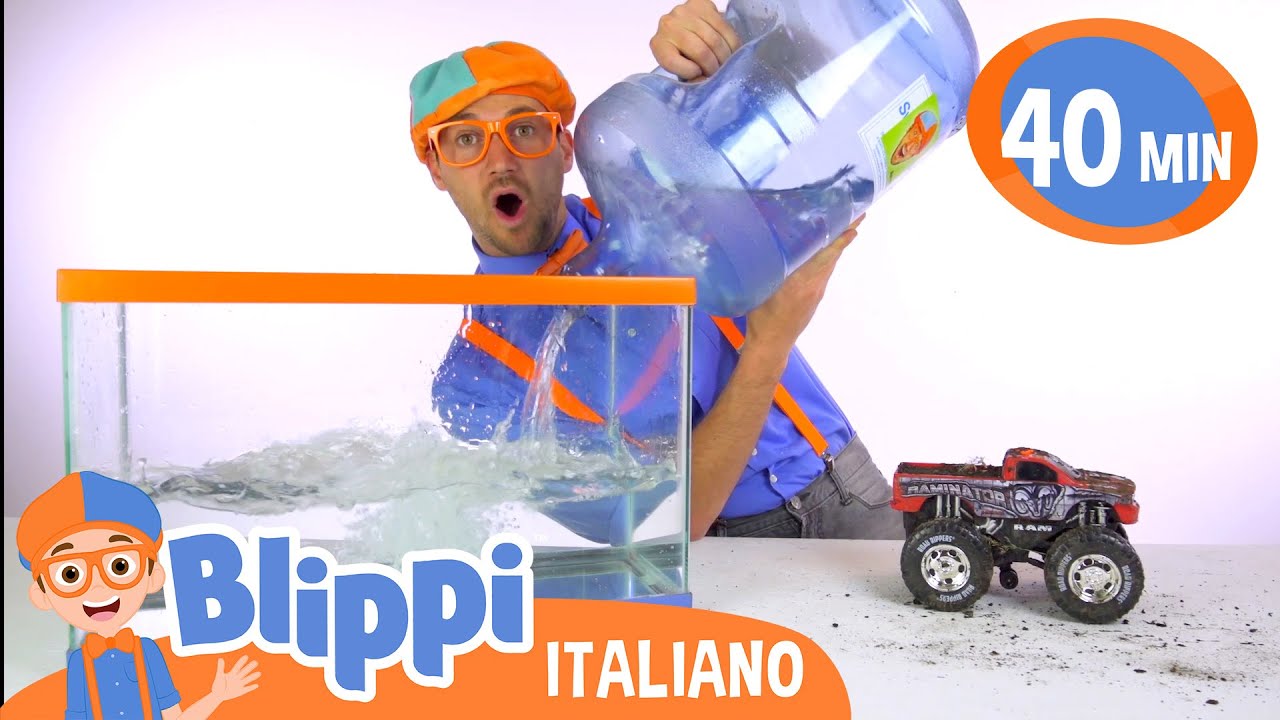 Impariamo a lavare un pickup | Blippi in Italiano | Video educativi per bambini