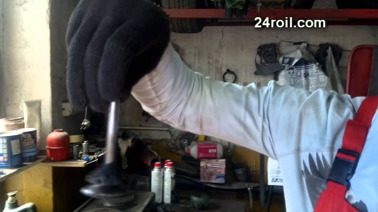 Нагар на клапанах от нашего бензина - YouTube