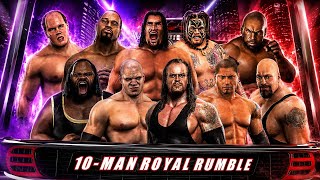 10 MAN ROYAL RUMBLE MATCH - SmackDown VS Raw 2010