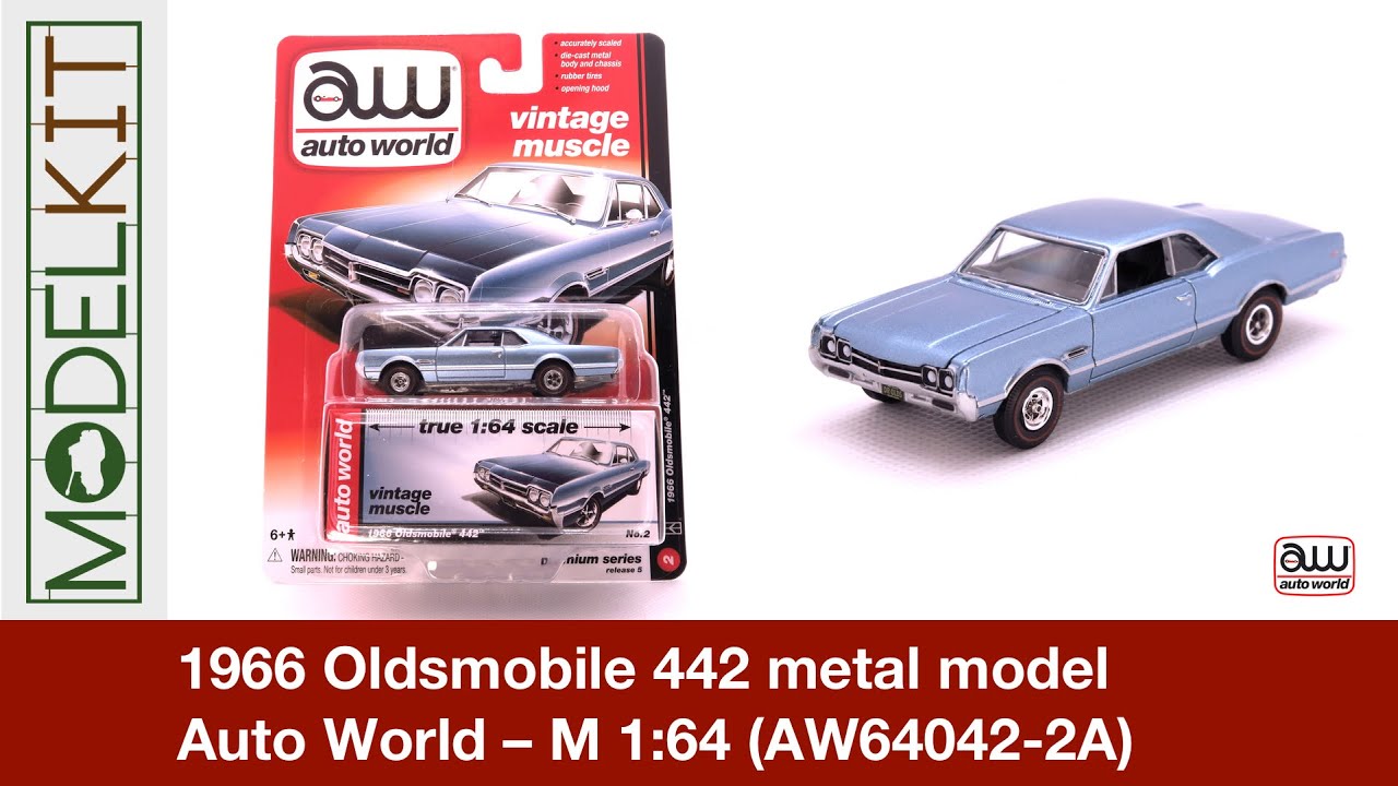 1966 Oldsmobile 442 metal model Auto World – M 1:64 (AW64042-2A) |  modelkit.eu