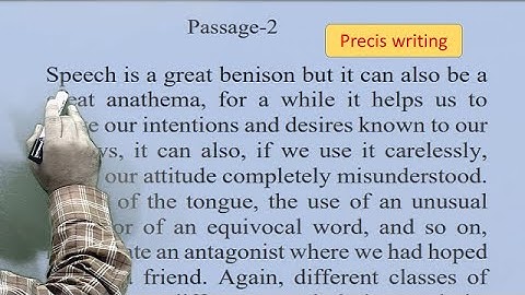 Precis Writing-2| for upsc/ capf / ras | General English By Shyam Sharma Sir, Mukherjee Nagar, Delhi