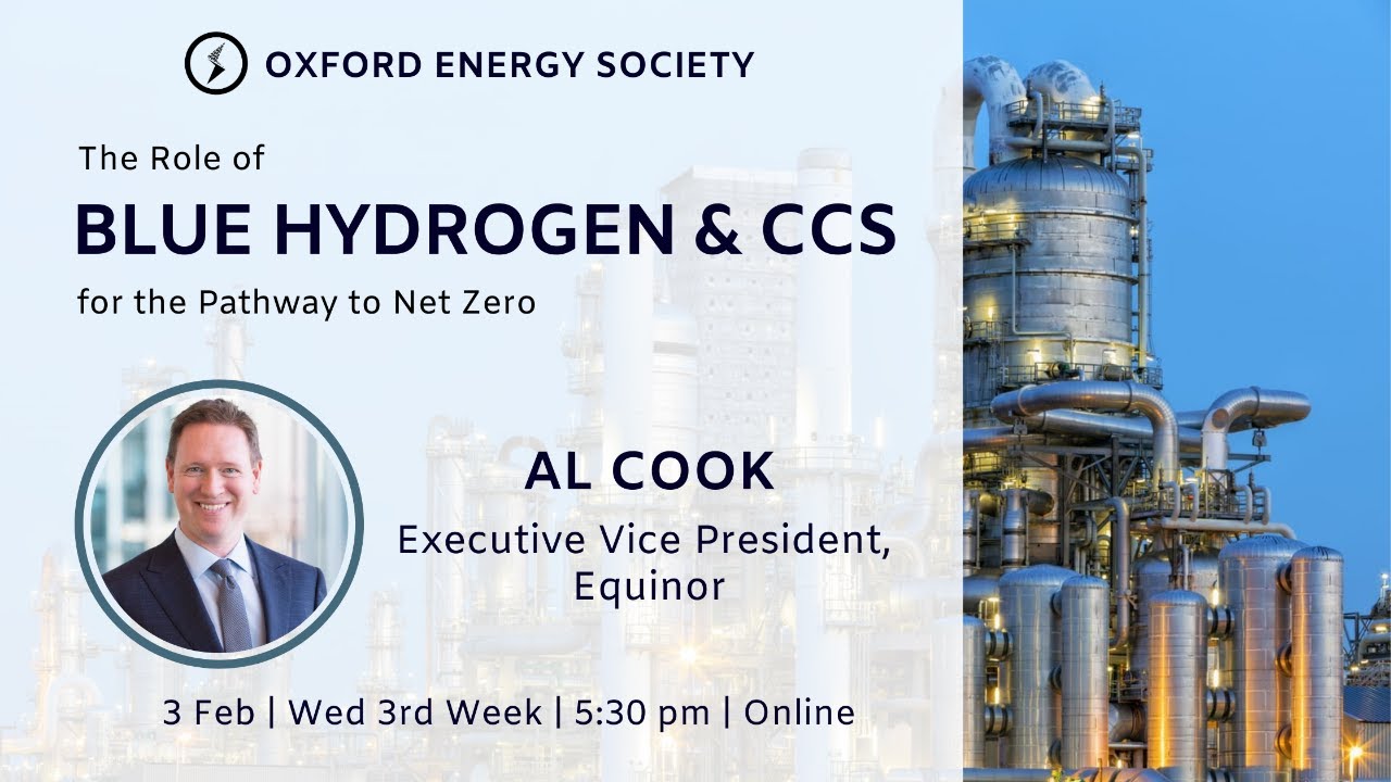 Week 3: Blue Hydrogen and CCS (and their role in the pathway to Net ...