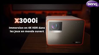 Vidéoprojecteur gaming 4K-4LED-HDR X3000i et 240 Hz pour les jeux immersifs Open World 30 Sec