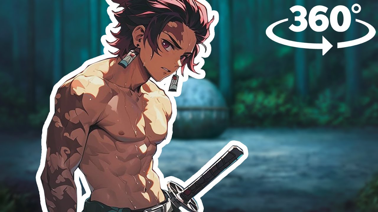 360° Demon Slayer Hashira Training | Tanjiro Workout (Hardstyle Mix ...