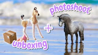 Unboxing NEW Schleich Horses + A Beach Photoshoot!