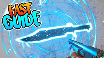 VOYAGE OF DESPAIR - UPGRADED BOWIE KNIFE GUIDE IN 40 SECONDS (Black Ops 4 Zombies Tutorial)