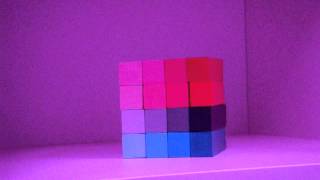 Colorcube under dynamic RGB Light