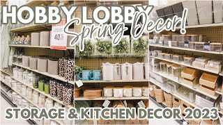*NEW* HOBBY LOBBY SPRING DECOR 2023. SHOP WITH ME NEW STORAGE & KITCHEN DECOR AT HOBBY LOBBY