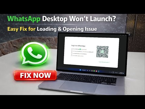 Fix WhatsApp Desktop Not Opening or Stuck on Loading Screen | Windows 11/10 (100% Working)
