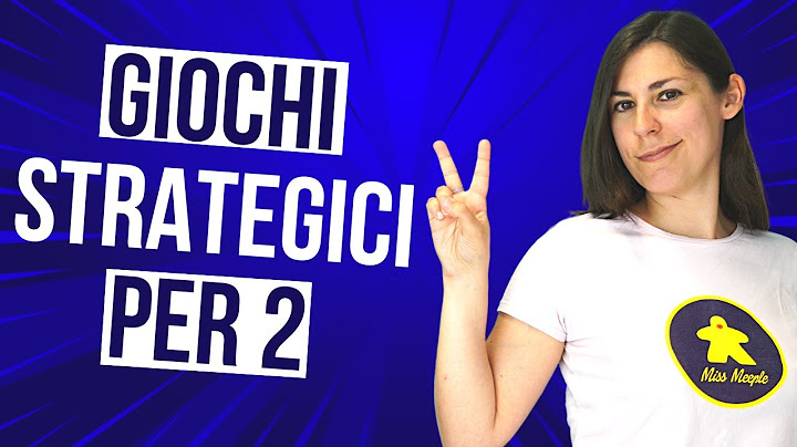 Migliori Giochi da Tavolo STRATEGICI PER DUE Giocatori