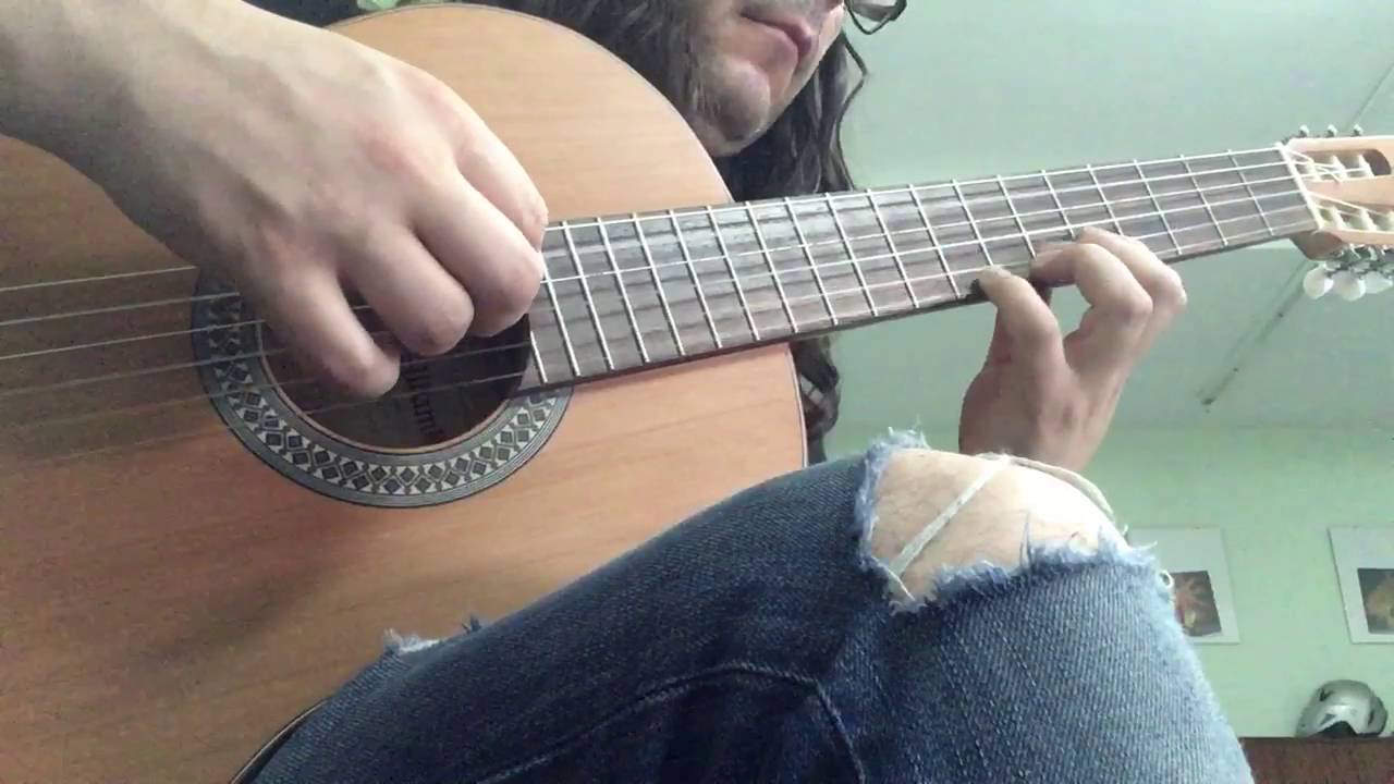 Testing a new Alhambra F 2 guitar . Jovan Milosevski