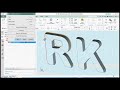 NX Manufacturing a TEXT by planner profile | CAM Tutorial