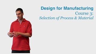 Design for Manufacturing Course 3: Selection of Process and Material - DragonInnovation.com