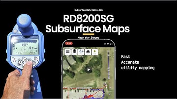 GPS Utility Mapping RD8200SG & Subsurface Maps IOS setup